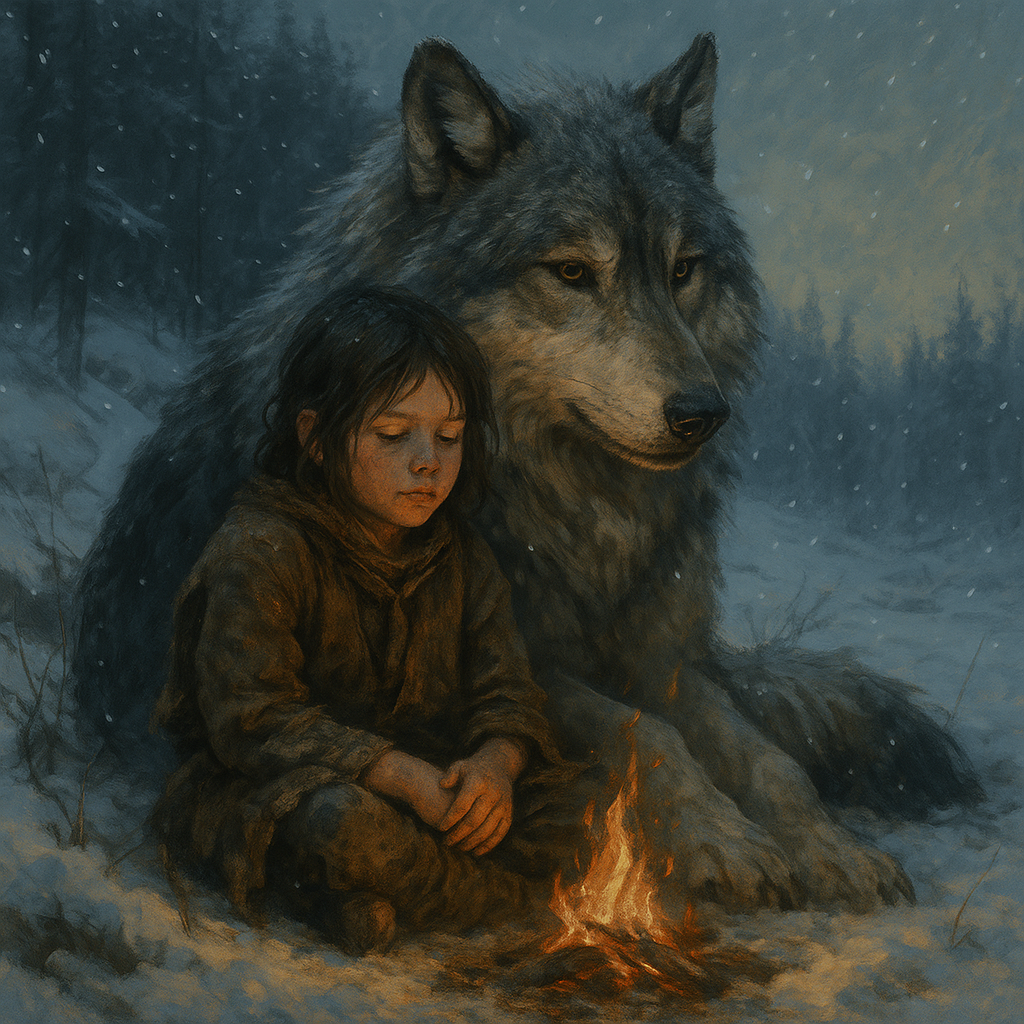 The Wolf Who Chose a Boy — A Winter Tale of Mercy and Monsters