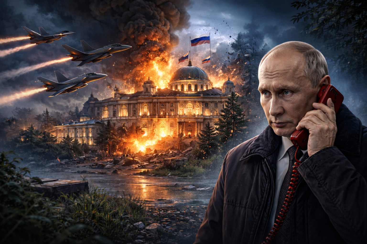 Russia Claims Drone Attack on Putin’s Residence as Ukraine Calls It a Pretext for New Strikes