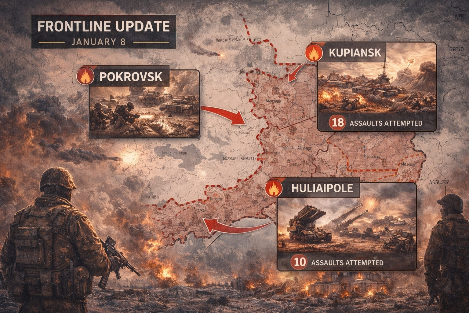 Frontline Update, January 8: Where the Pressure Is Actually Building