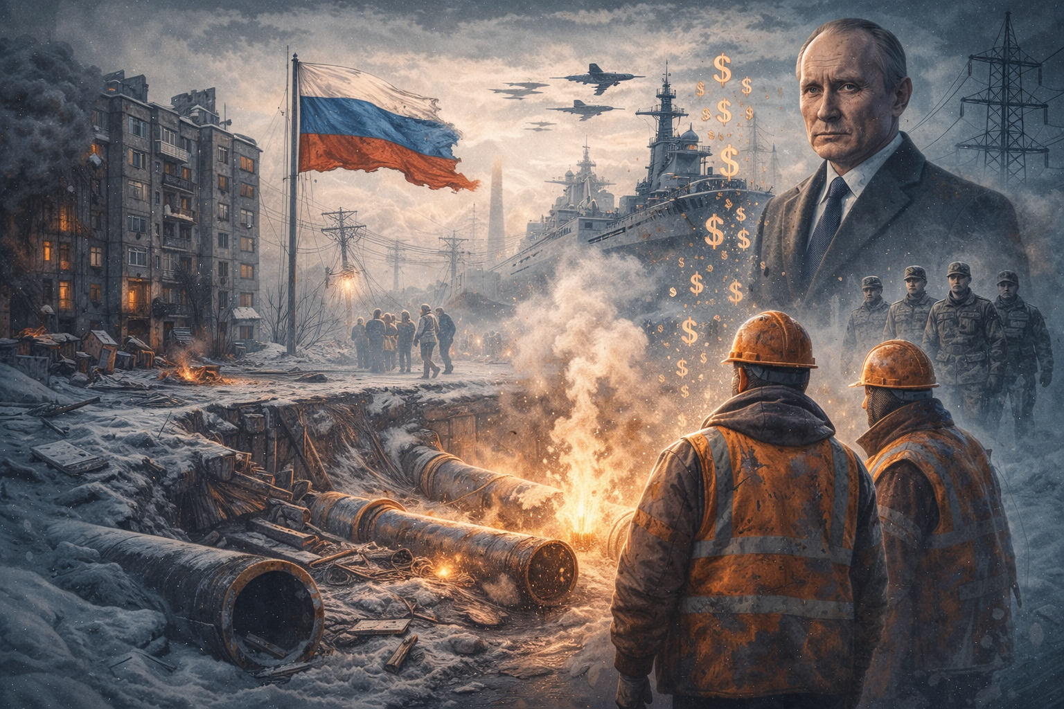 Russia’s War Spending Is Breaking Its Own Infrastructure From the Inside